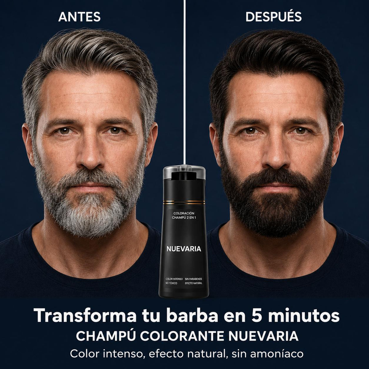 Champu colorante instantaneo hombre