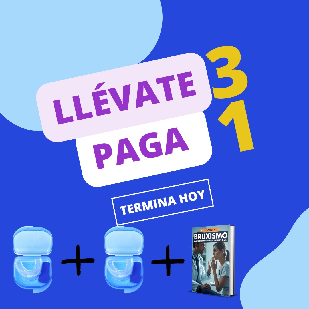¡Deja de destruir tus dientes mientras duermes! ¡Pita ahora 2 protectores bucales + ebook!